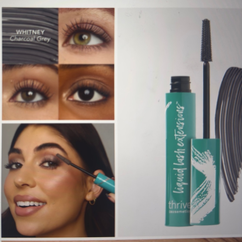 Thrive Causemetics Liquid Lash Extensions Tubing Mascara - Whitney-Charcoal Grey